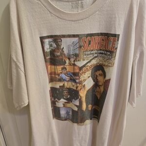 Source Unknown Scarface Graphic Tee - Cream